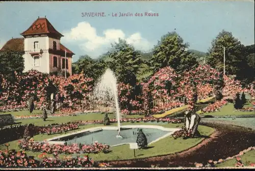 Saverne Jardin Roses Brunnen *