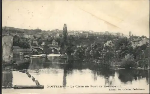 Poitiers le Clain au Pont de Rochereuil x