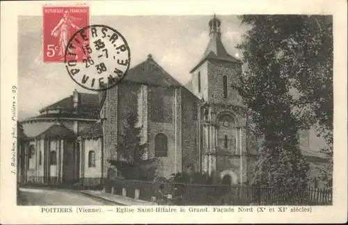 Poitiers Eglise Saint-Hilaire le Grand x