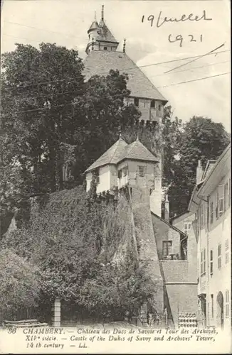 Chambery Chateau des Ducs de Savoie Tour des Archives *