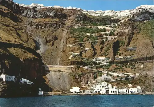 Santorine Santorine Thera Port Way Phira Fira * / Griechenland /Griechenland