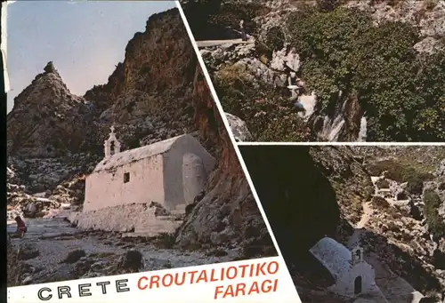 Rethymnon Rethymnon Crete Kreta Croutaliotiko Faragi Ravine Schlucht x / Griechenland /Griechenland