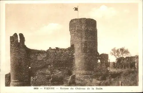 Vienne Ruines Chateau Batie *