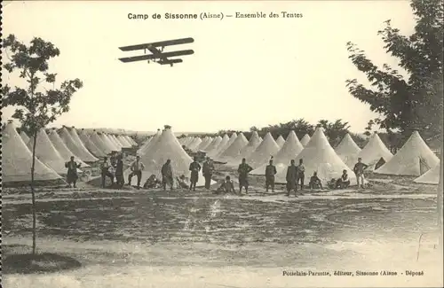 Sissonne Sissonne Aisne Camp Tentes Doppeldecker * /  /