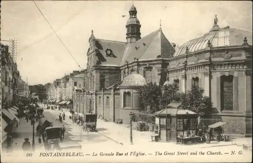 Fontainebleau Grande Rue Eglise  *