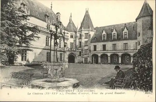 Chaumont Chateau Pavillon d'Entree Tour du grand Escalier *