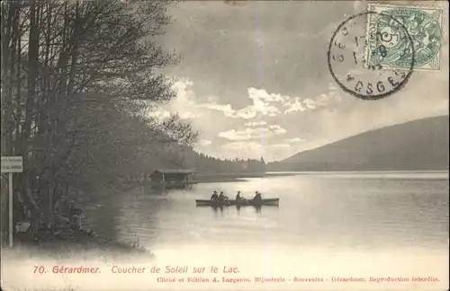 Gerardmer Coucher de Soleil sur le Lac x
