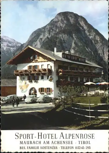 Maurach Maurach Achensee Tirol Hotel Alpenrose x /  /