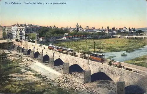 Valencia Puente Mar Strassenbahn  *