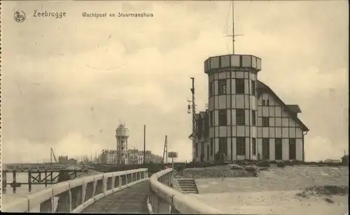 Zeerbrugge Wachtpost en Stuurmanshuis x