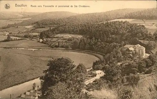 Bouillon Route vers Florenville Pensionnat de Sainte Chretlenne x