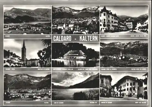 Caldaro Caldaro Kaltern Gasthof Weisses Roessl Caldaro Piazza Kirche  * / Italien /Italien