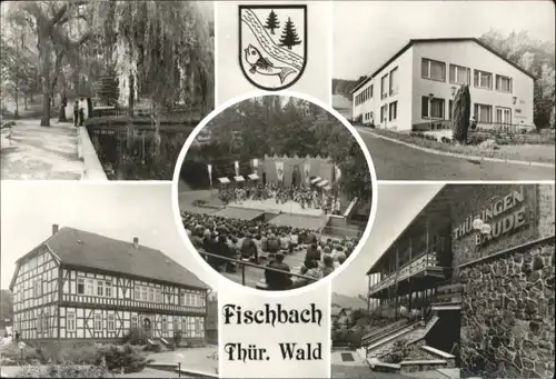 Fischbach Fischbach [?] Thueringer WaldBergbuehne Wappen x /  /