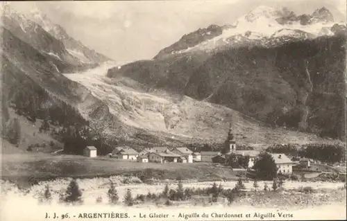Argentieres le Glacier Aiguille du Chardonnet Aiguille Verte *