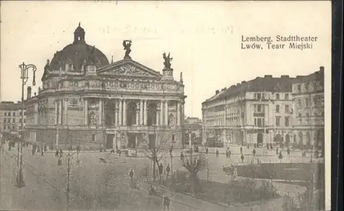 Lwow Lemberg Teatr Miejski Stadttheater x