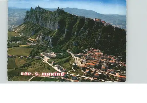 San Marino San Marino Monte Titano Fliegeraufnahme x / Italien /Italien