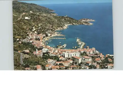 Giglio Giglio Isola Porto Hafen Fliegeraufnahme x / Italien /Italien