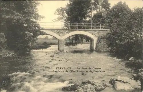 Stavelot Pont Chattes *