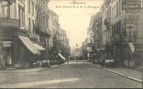 Charleroi Rue Charles II Montagne *