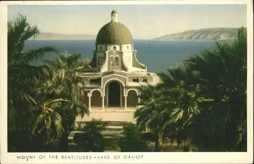 Mount Beatitudes Mount Beatitudes Lake Galilee * / Israel /Israel