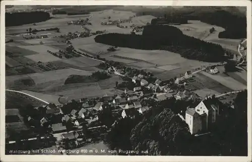 AK / Ansichtskarte Waldburg Fliegeraufnahme Schloss Waldburg *