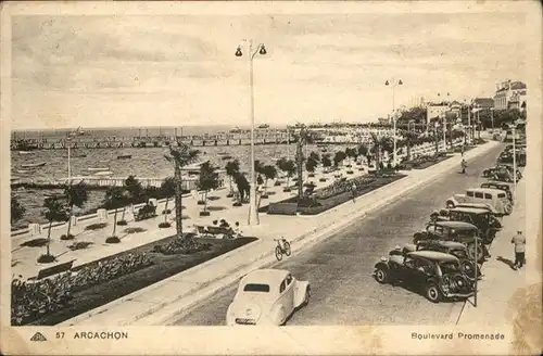 AK / Ansichtskarte Arcachon Boulevard Promenade x