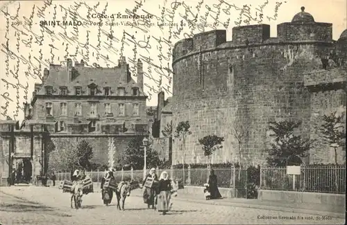 AK / Ansichtskarte Saint-Malo Porte Saint Vincent x