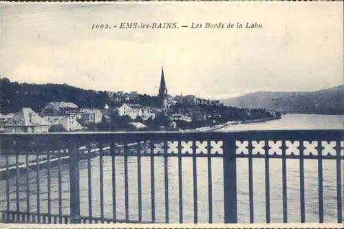 AK / Ansichtskarte Ems-les-Bains Les Bords de la Lahn *