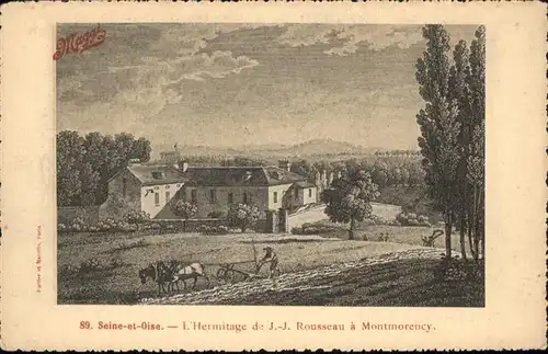 AK / Ansichtskarte Seine-et-Oise Hermitage Rousseau a Montmorency *