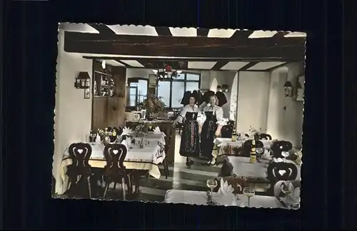 Riquewihr Hotel Restaurant Jules Schmidt Alsace Tracht *