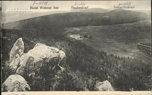Immerlinskopf Buchenkopf Hotel Weisser See *