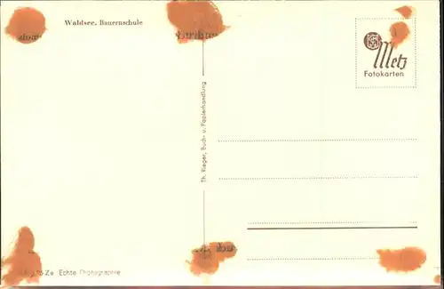 Waldsee Bauernschule