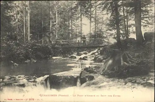 Gerardmer Le Pont d'Amour au Saut des Cuves /  /