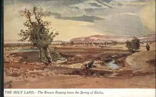 Elisha Stream flowing from the Spring / Israel /Israel