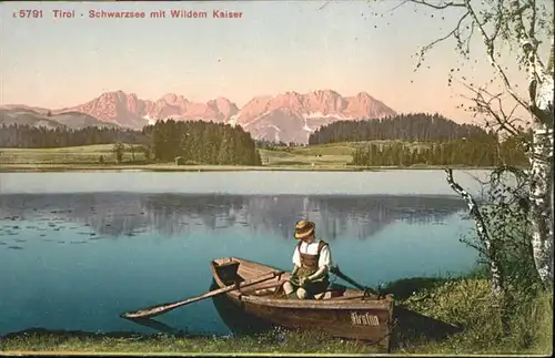 Schwarzsee Wildem Kaiser Boot