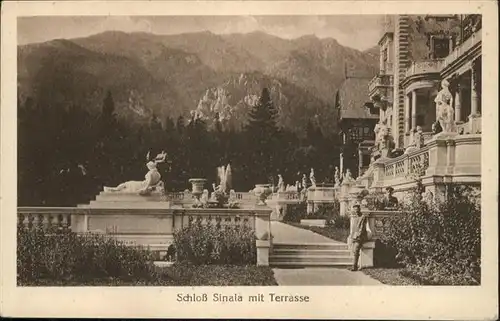 Sinala Schloss Terrasse / Rumaenien /Rumaenien