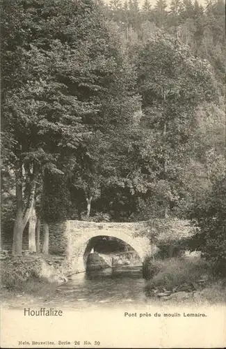 Houffalize Pont pres du Moulin Lemaire /  /