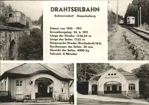 AK / Ansichtskarte Erdmannsdorf Drahtseilbahn /  /