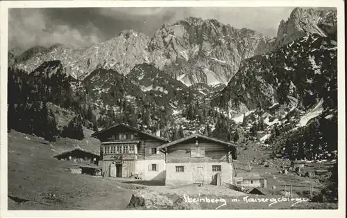 Steinberg Kaisergebirge