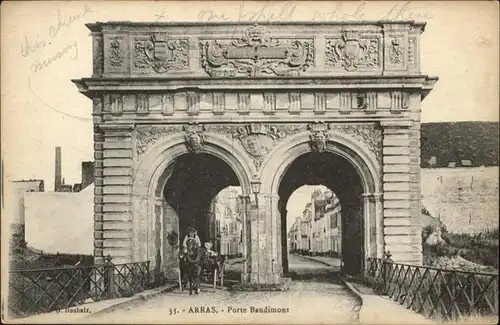 AK / Ansichtskarte Arras Porte Baudimont