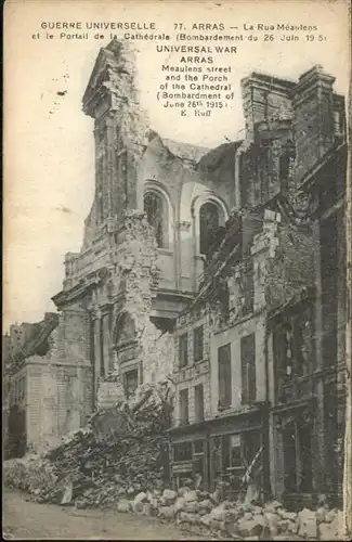 AK / Ansichtskarte Arras Guerre Universelle 