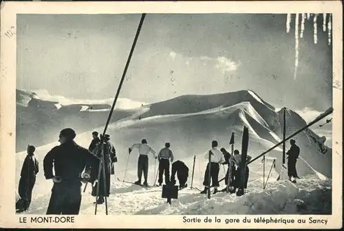 AK / Ansichtskarte Mont-Dore Ski