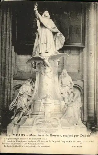 AK / Ansichtskarte Meaux Monument de Bossuet
sculpte par Dubois /  /