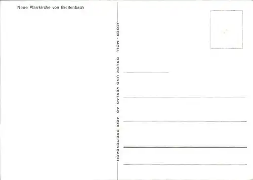 AK / Ansichtskarte Breitenbach [?] Kirche  /  /