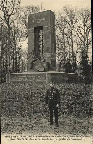 AK / Ansichtskarte Compiegne Monument de l`Armistice /  /