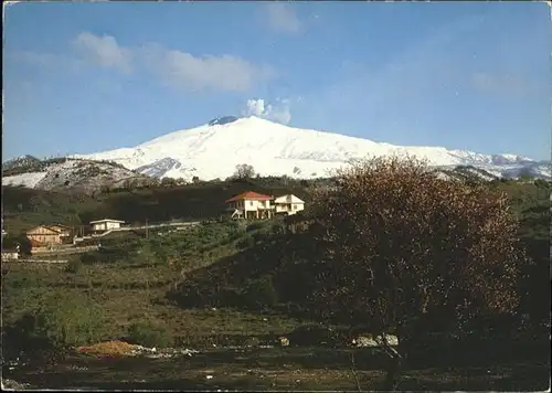 AK / Ansichtskarte Etna Veduta invernale aetna / Italien /Italien