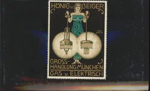 Werbung Hoenig & Geiger Gas Elektrik Muenchen /  /