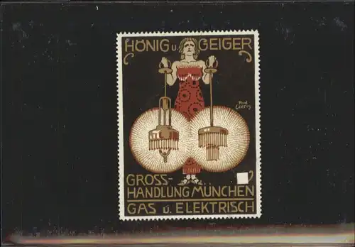 Werbung Hoenig & Geiger Gas Elektrik Muenchen /  /