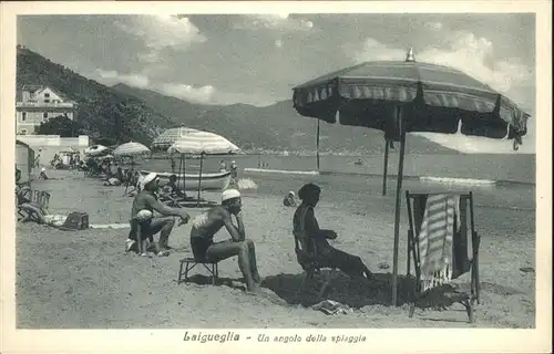 Laigueglia Strand / Italien /Italien