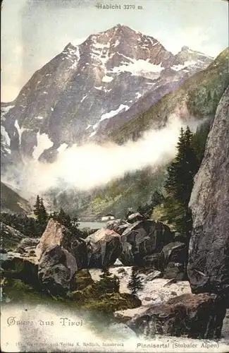 Pinnisertal Stubaier Alpen Habicht /  /